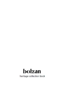 Catalogo bolzan heritage collection book