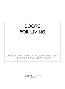Boscavenezia_Catalogo Doors for Living