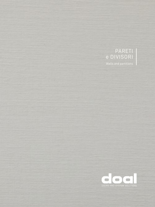 catalogo Pareti e Divisori